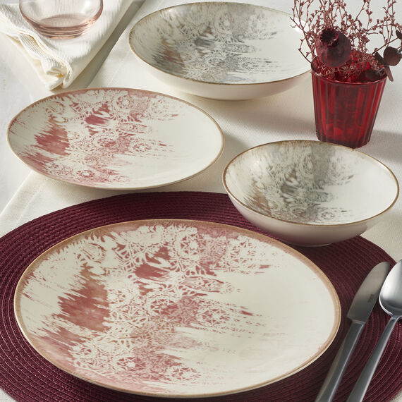 Camelia 24 Parça 6 Kişilik Bone Yemek Takımı - 1907 - 2