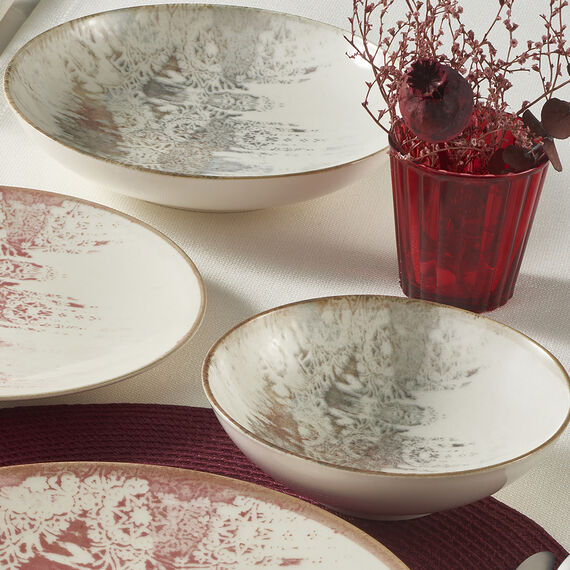 Camelia 24 Parça 6 Kişilik Bone Yemek Takımı - 1907 - 4