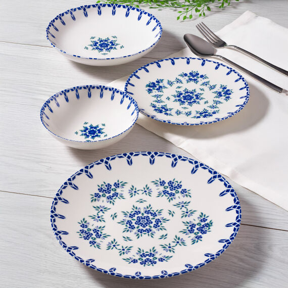 CAMELİA 24 PARÇA 6 KİŞİLİK YEMEK TAKIMI 1654 - 4