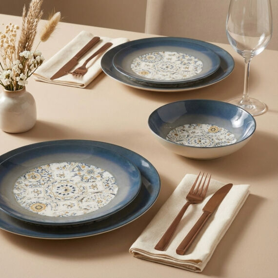 Camelia 24 Parça 6 Kişilik Yemek Takımı 3200 - 5