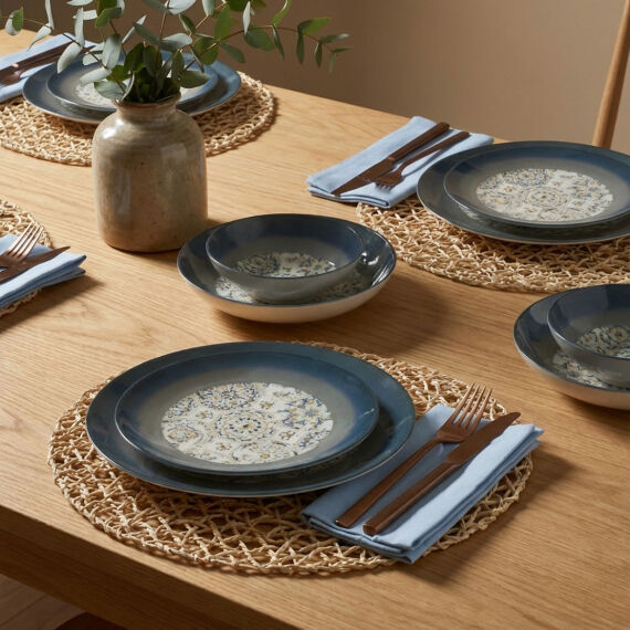 Camelia 24 Parça 6 Kişilik Yemek Takımı 3200 - 6