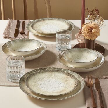 Camelia 24 Parça 6 Kişilik Yemek Takımı 31823 - GÜRAL PORSELEN