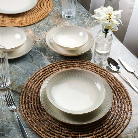 Camelia 24 Parça 6 Kişilik Yemek Takımı 39632 - 1