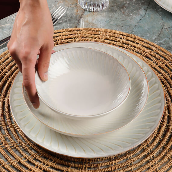 Camelia 24 Parça 6 Kişilik Yemek Takımı 39632 - 3