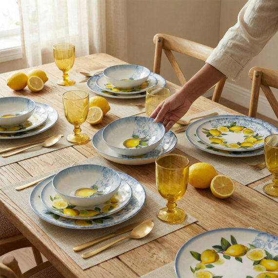 Camelia 24 Parça 6 Kişilik Yemek Takımı 41963 - 7