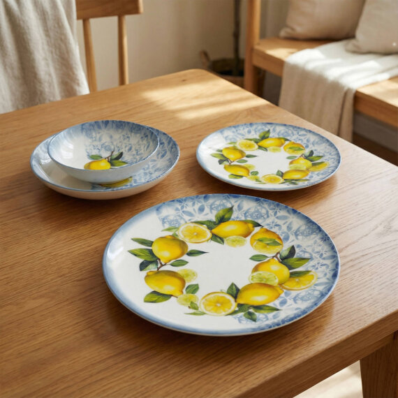 Camelia 24 Parça 6 Kişilik Yemek Takımı 41963 - 10