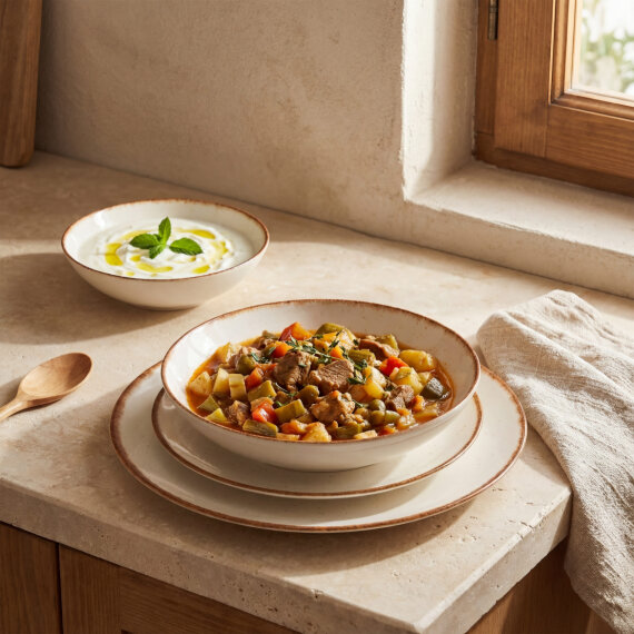 Camelia 24 Parça 6 Kişilik Yemek Takımı 58kh - 4