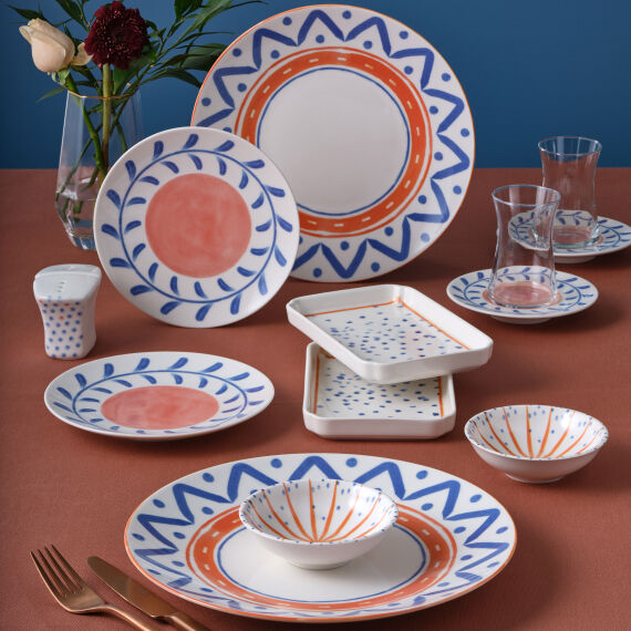 Camelia 30 Parça 6 Kişilik Kahvaltı Takımı 2999 - 1