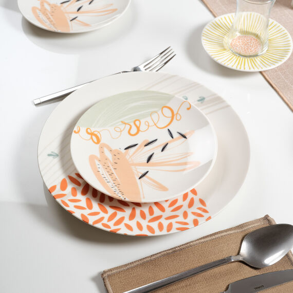 Camelia 30 Parça 6 Kişilik Kahvaltı Takımı 3554 - 1