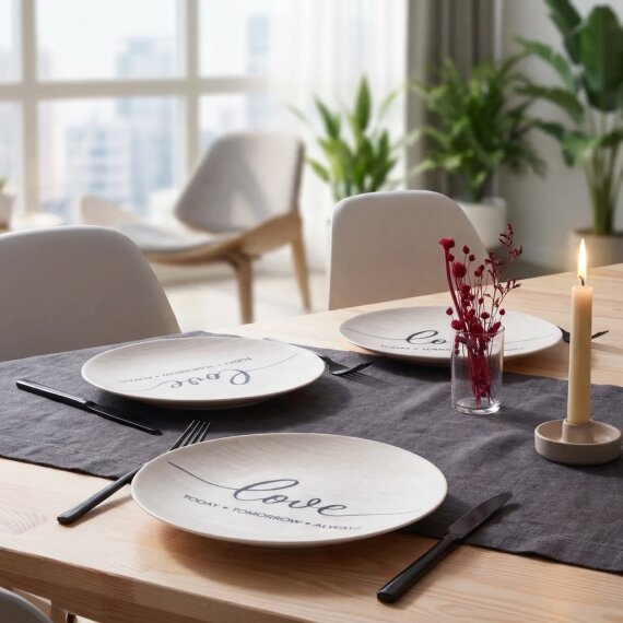 Camelia 4 Parça 25 Cm Servis Tabağı 25342 - 1