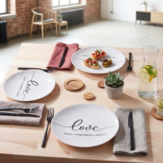 Camelia 4 Parça 25 Cm Servis Tabağı 25342 - 4