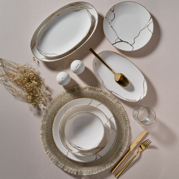 Camelia 54 Parça 12 Kişilik Yemek Takımı 6687 - 1