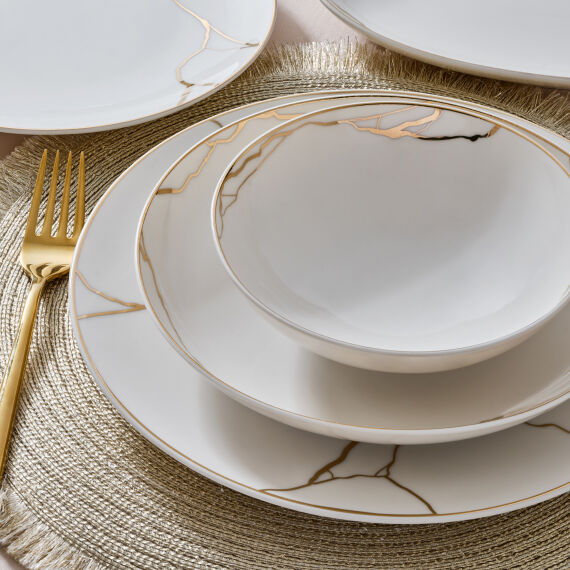 Camelia 54 Parça 12 Kişilik Yemek Takımı 6687 - 4