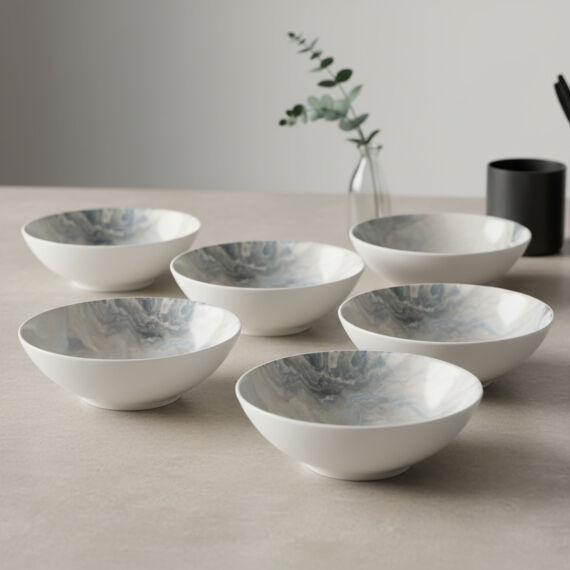 Camelia 6 Parça 15 Cm Bone Kase Takımı - 50 - 1