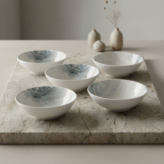 Camelia 6 Parça 15 Cm Bone Kase Takımı - 50 - 2