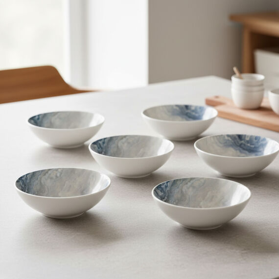 Camelia 6 Parça 15 Cm Bone Kase Takımı - 50 - 4