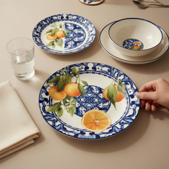 Camelia 8 Parça 2 Kişilik Yemek Takımı 5535 - 2