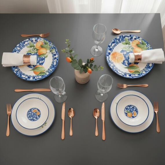 Camelia 8 Parça 2 Kişilik Yemek Takımı 5535 - 3