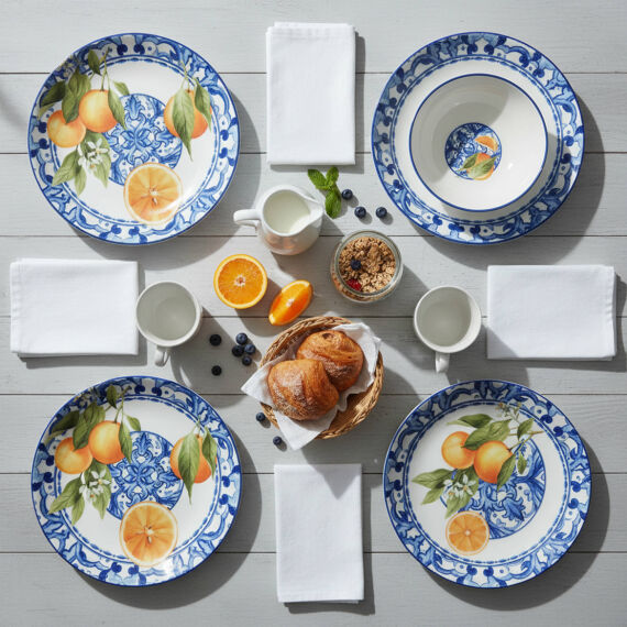 Camelia 8 Parça 2 Kişilik Yemek Takımı 5535 - 4