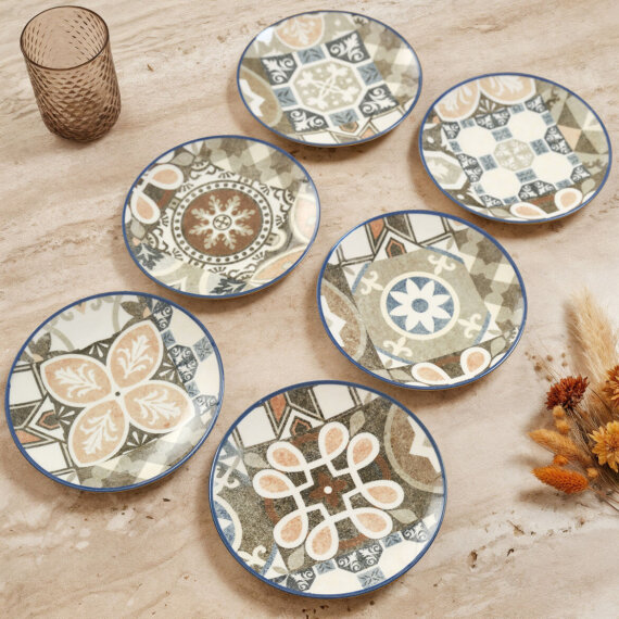 Camelia Harmony Coffee 6 Parça 20 cm Pasta Takımı 4270 - 4