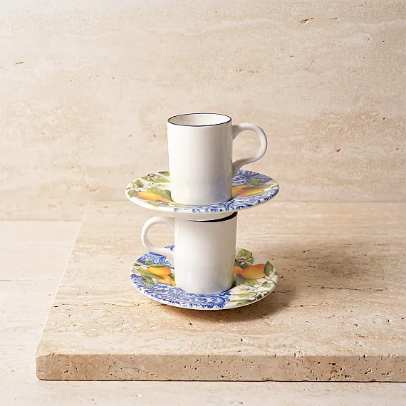 Camelia Orange 2 Kişilik Kahve Takımı 55742 - 8