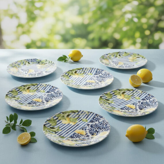 Camelia Lemon 6 Parça 20 cm Pasta Takımı 55742 - 2