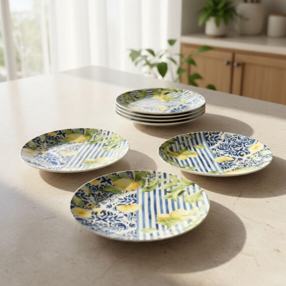 Camelia Lemon 6 Parça 20 cm Pasta Takımı 55742 - 4