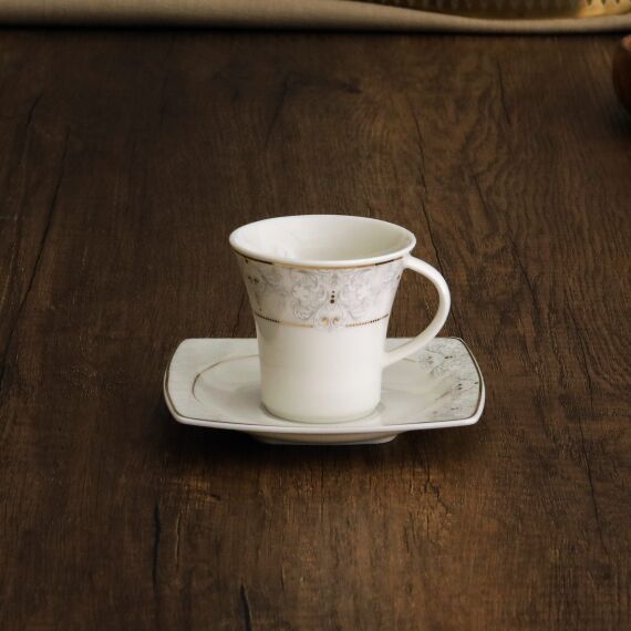 Caroline 12 Parça 6 Kişilik Kahve Fincan Takımı - 5433 - 3