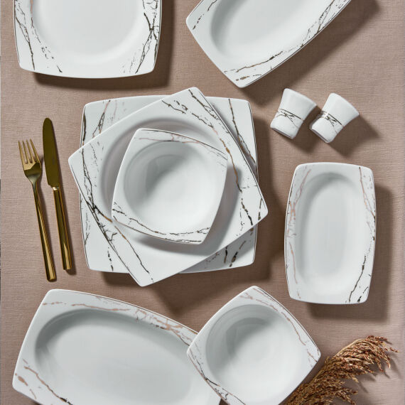 Caroline 54 Parça 12 Kişilik Yemek Takımı 6685 - 4