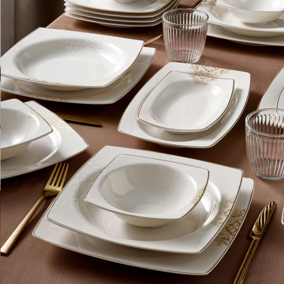 Caroline 54 Parça 12 Kişilik Yemek Takımı 6711 - 1