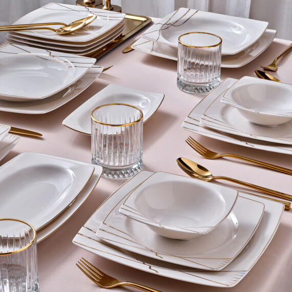 Caroline 54 Parça 12 Kişilik Yemek Takımı 6729 - 1