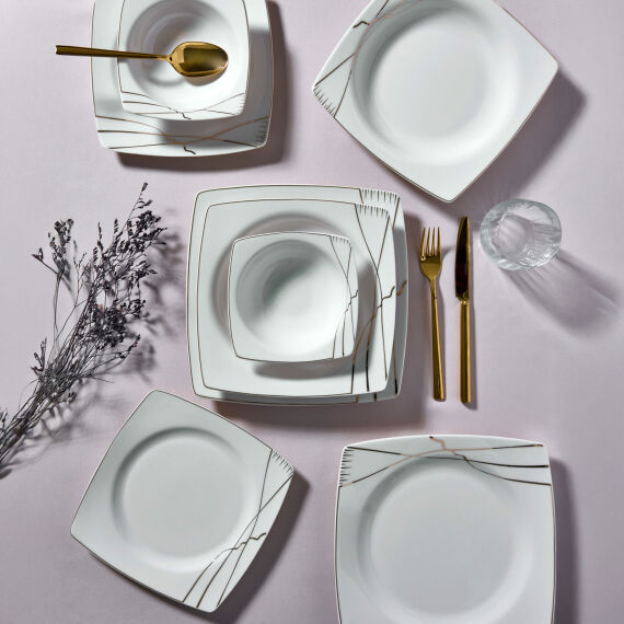 Caroline 54 Parça 12 Kişilik Yemek Takımı 6729 - 2