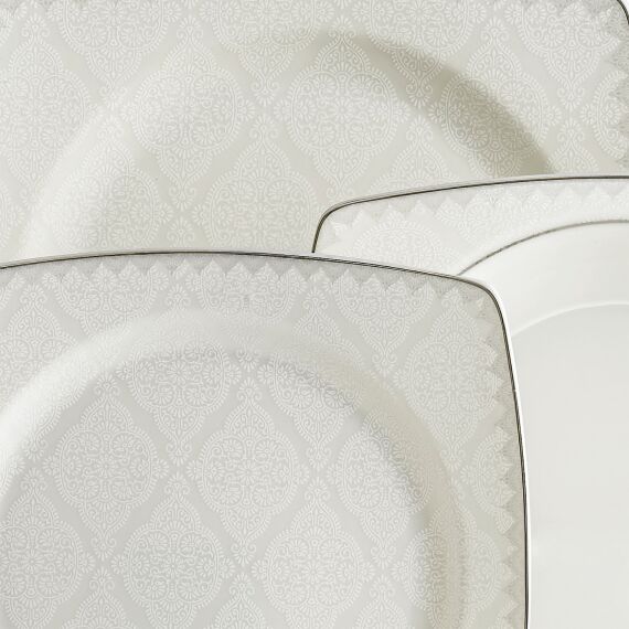 Caroline 85 Parça 12 Kişilik Kare Yemek Takımı 5450 - 4