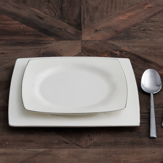 Caroline 85 Parça 12 Kişilik Kare Yemek Takımı Gümüş Yaldız 220 - 4