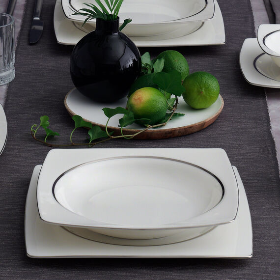 Caroline 85 Parça Kare Bone Yemek Takımı - 226 - 2