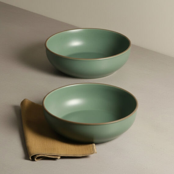 Ece 2 Adet 18 Cm Kase Seti Valeron Parlak Yeşil 26py - 4