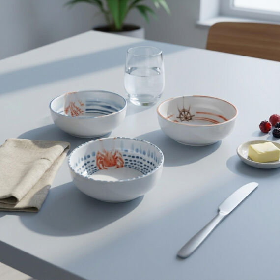 Ece Mare 3 Parça 14 cm Salata & Çorba Kasesi 5534 - 1