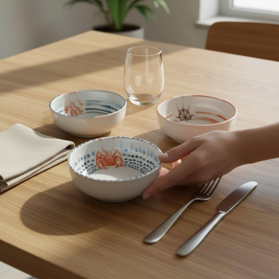 Ece Mare 3 Parça 14 cm Salata & Çorba Kasesi 5534 - 2