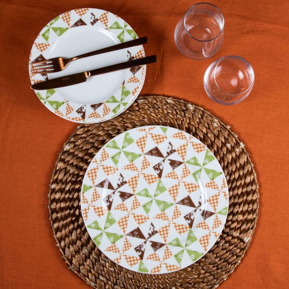 Eda 7 Parça Bone Pasta Takımı 6122 - 1