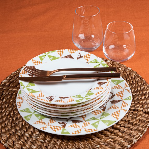 Eda 7 Parça Bone Pasta Takımı 6122 - 2