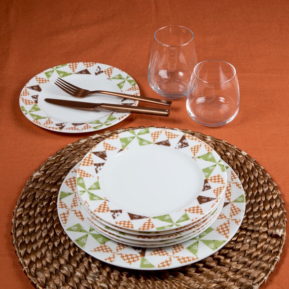 Eda 7 Parça Bone Pasta Takımı 6122 - 3