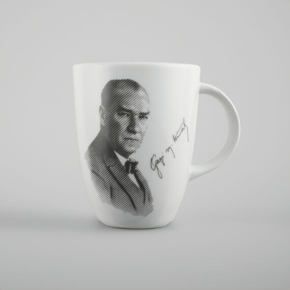Elit Atatürk Desenli Mug Bardak - 1