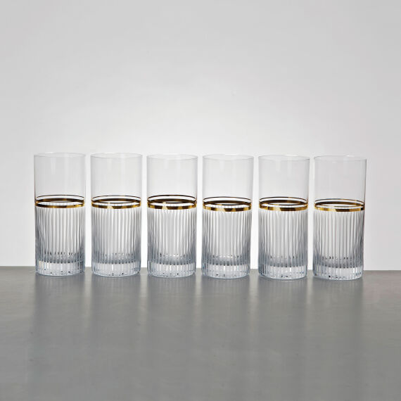  Elite 6 Parça Limonata Bardağı Platin - 1