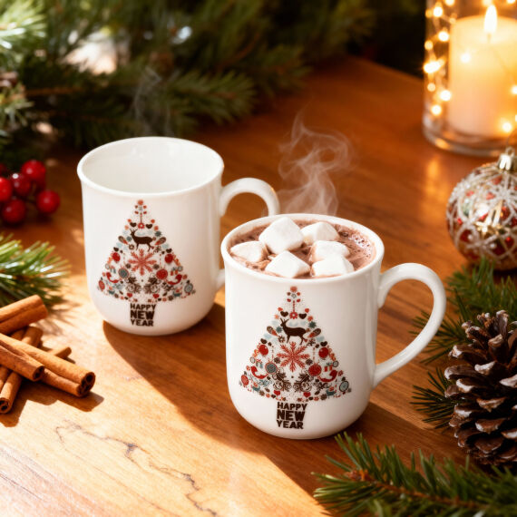 Enternasyonel 2 Adet Mug Bardak - 1