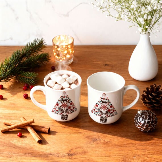 Enternasyonel 2 Adet Mug Bardak - 2