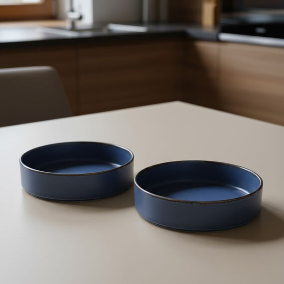 Ese Valeron 2 Adet 18 cm Salata Kasesi Mat Mavi 26L - 4