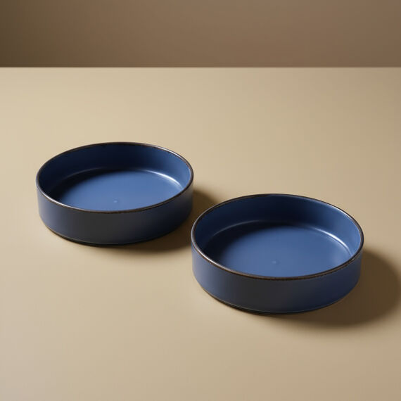 Ese Valeron 2 Adet 18 cm Salata Kasesi Mat Mavi 26L - 5