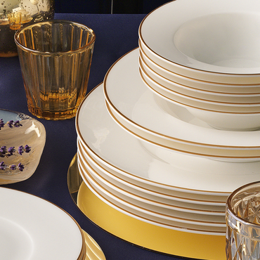 Harika 26 Parça 6 Kişilik Bone Yemek Takımı - 29 - GÜRAL PORSELEN