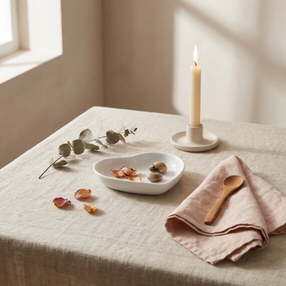 Kalp 8 cm Çok Amaçlı Çerez,Çikolata,Sos Tabağı - 3