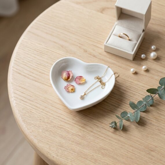 Kalp 8 cm Çok Amaçlı Çerez,Çikolata,Sos Tabağı - 1